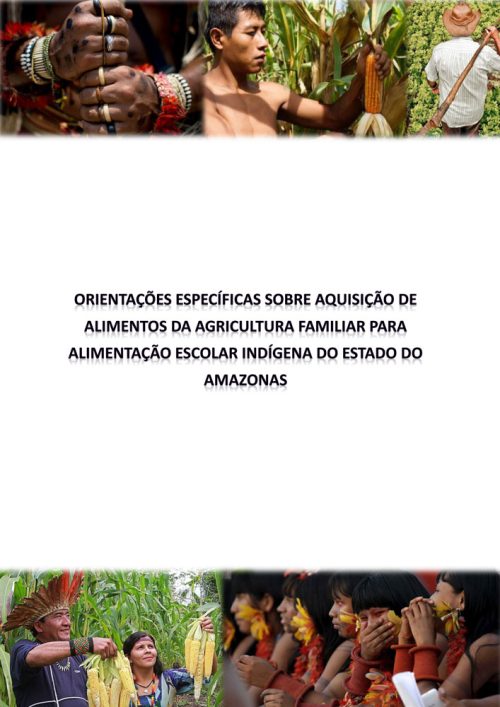 Orientações específicas sobre aquisição de alimentos da agricultura familiar para alimentação escolar indígena no Estado do Amazonas