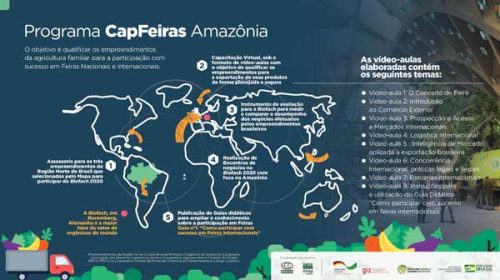 Infográfico – Programa CapFeiras Amazônia